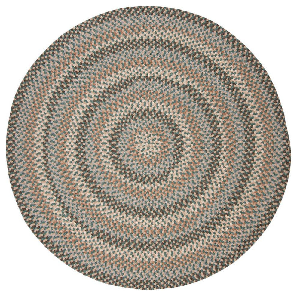 Colonial Mills Rug Boston Common Driftwood Teal Round