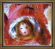 Pierre Auguste Renoir Girl with Hat - 20" x 25" Framed Premium Canvas Print