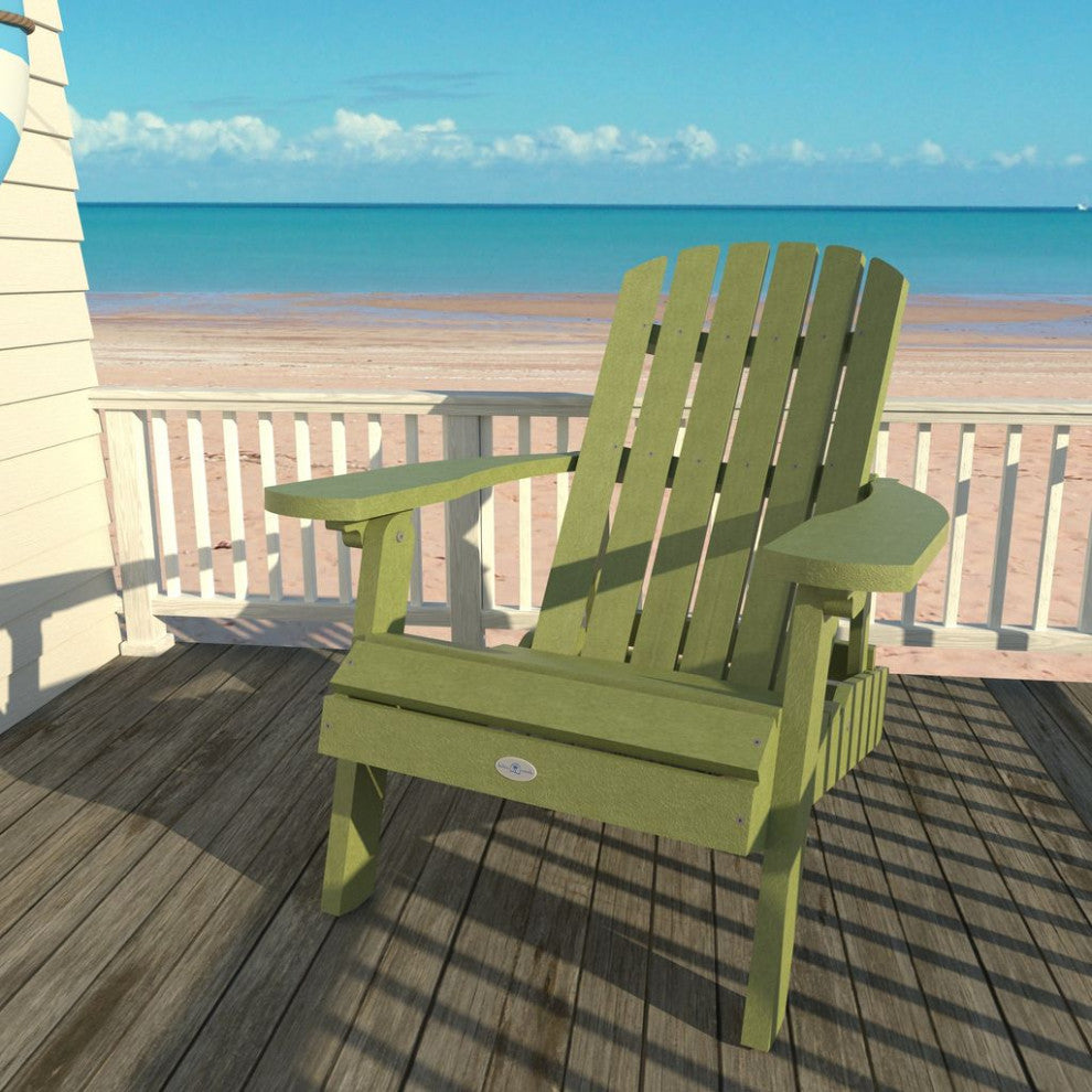 Cape Folding and Reclining Adirondack Chair, Palm Green