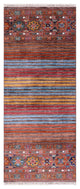 Runner Handmade Khorjin Super Kazak Wool Rug 2' 7" X 6' 6" Q10213