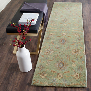 Safavieh Wyndham Wyd202A Rug, Light Green, 7'0"x7'0" Square