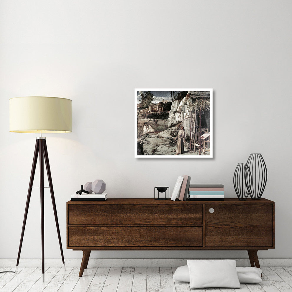 "Saint Francis in Ecstasy" Digital Paper Print by Giovanni Bellini, 32"x28"