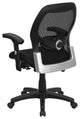 Flash Furniture Mid-Back Super Mesh Office Chair in Black