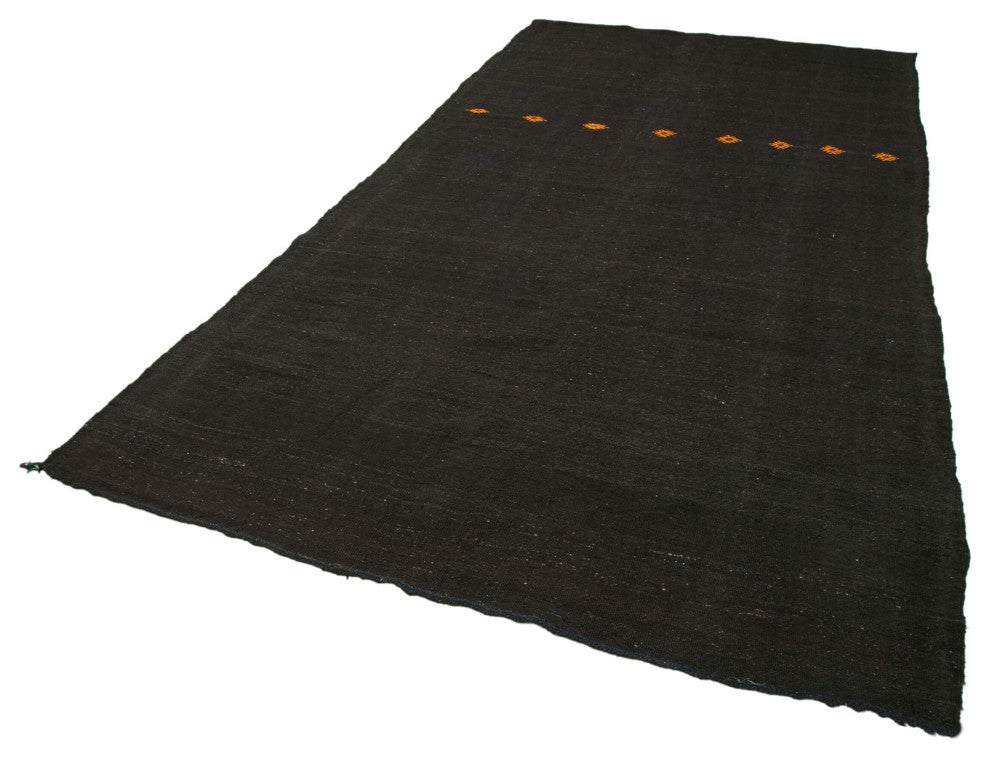 Rug N Carpet - Handmade Turkish 6' 1'' x 10' 9'' Vintage Goat Hair Kilim Rug