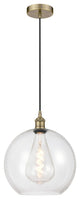 Innovations 616-1P-AB-G122-12 1-Light Mini Pendant, Antique Brass