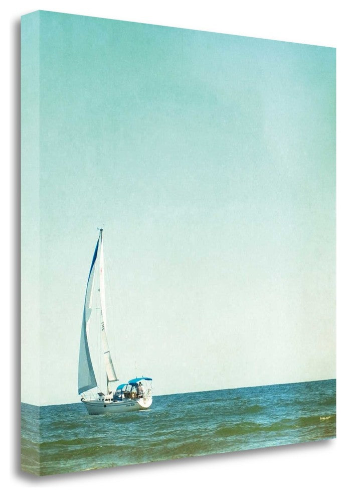 "Im Sailing Away" By Carolyn Cochrane, Giclee Print on Gallery Wrap Canvas