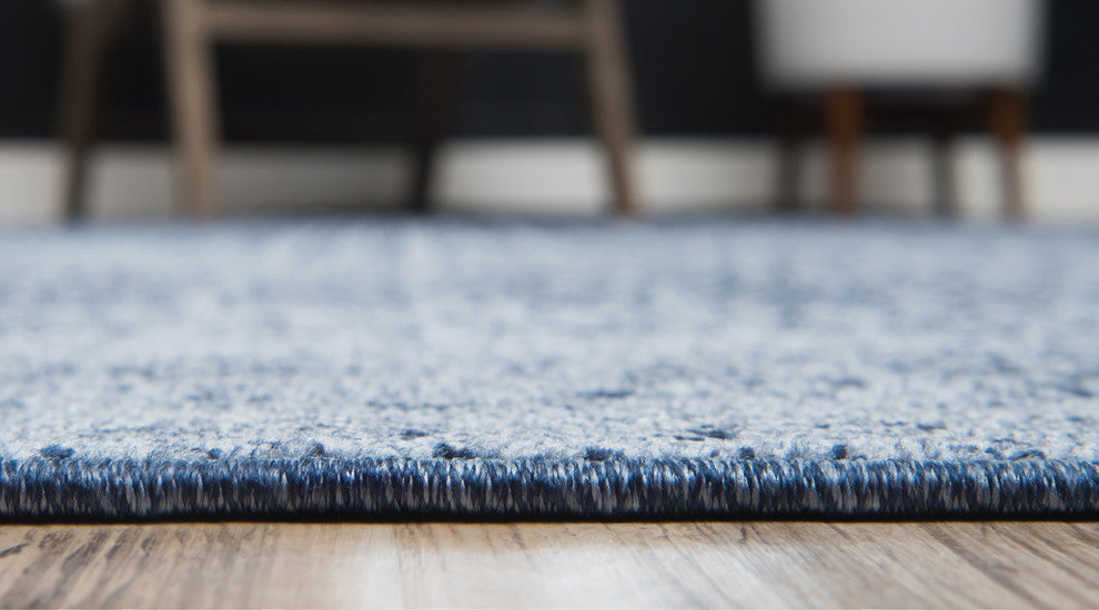 Unique Loom Del Mar Jennifer Rug, Blue, 9'x12'
