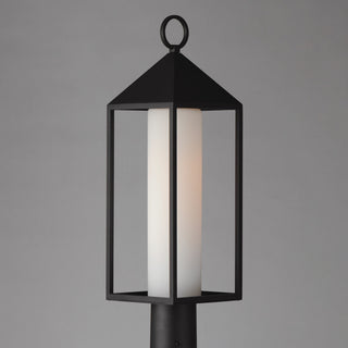 Maxim 30070 Aldous 24" Tall Post Light - Black