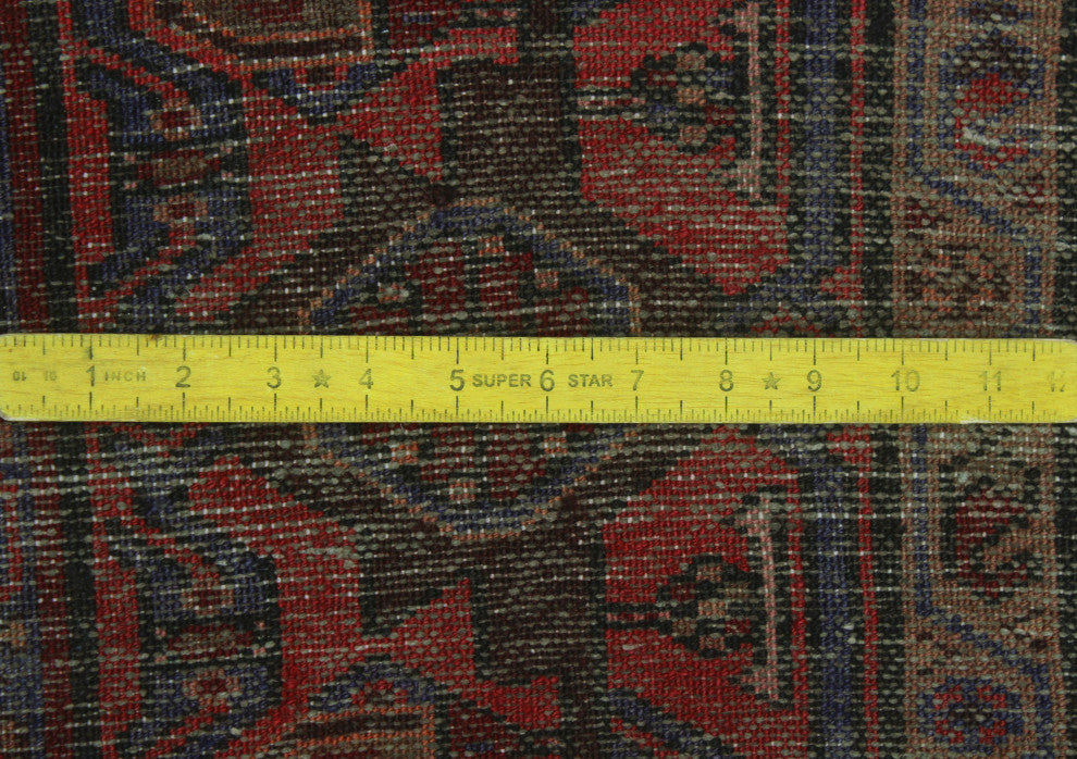 Semi Antique Amaan Red/Blue Rug, 4'1x6'6