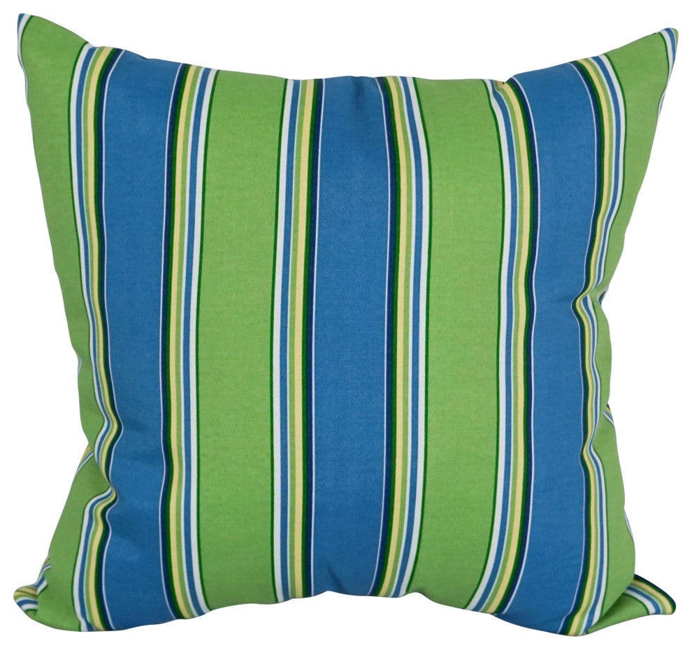 Outdoor Patterned 25" Jumbo Throw Pillows, Set of 2, Haliwell Caribbean