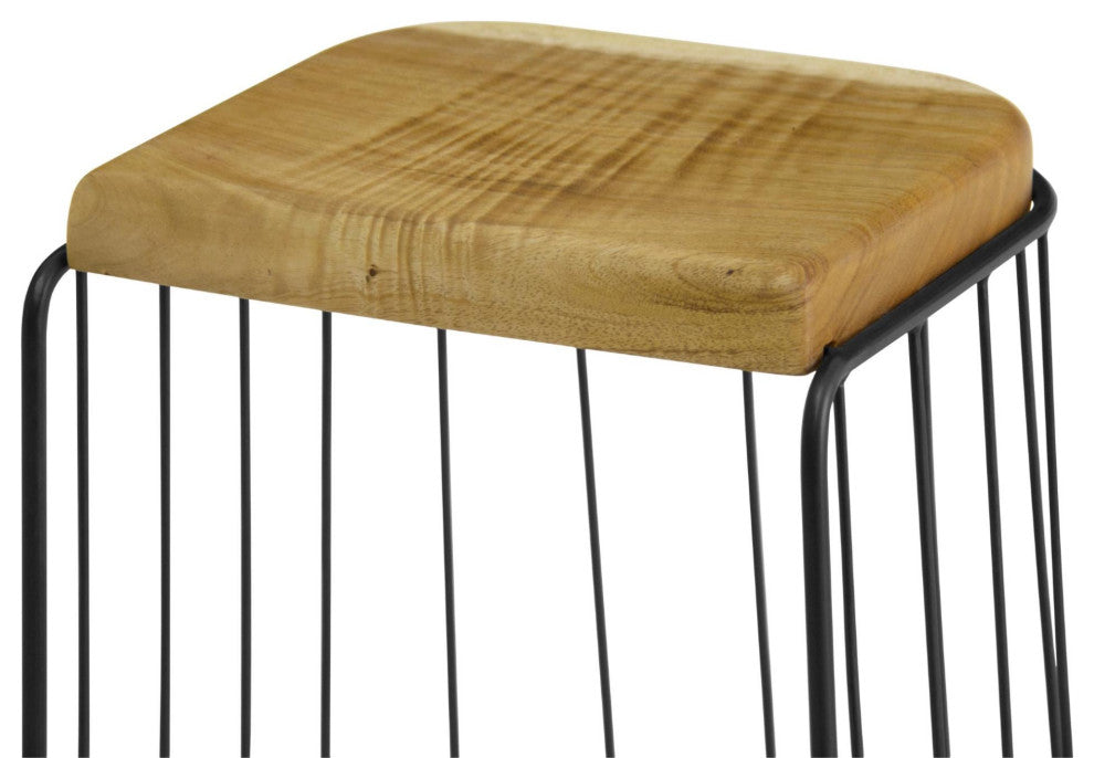 Tala Trembesi Counter Stool, Natural