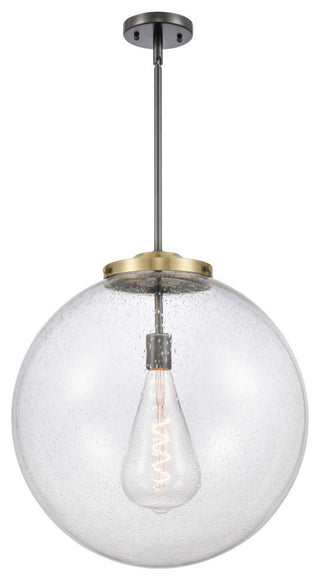 Beacon Pendant, Black Antique Brass, Seedy