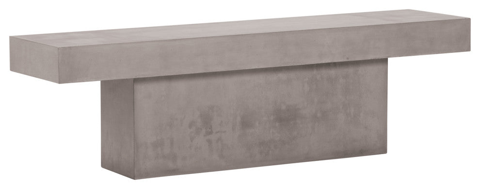 T-Bench Concrete Dining Bench