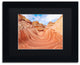 Michael Blanchette 'Trough at The Wave' Art, Black Frame, Black Mat, 14x11