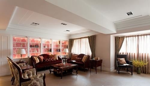 82" Remote Control Electric Curtain Dual Track