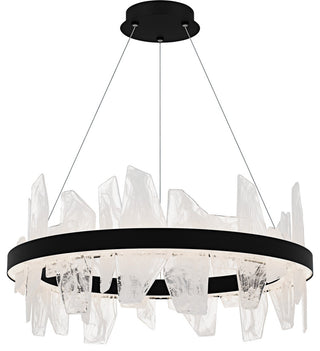 Aurelia LED Chandelier in Matte Black