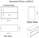 Roxy Junior Loft Bed With Storage Drawers, Bookshelf and Desk, Espresso