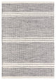 Dash & Albert Malta Grey Handwoven Wool Rug, Grey, 3' x 5'
