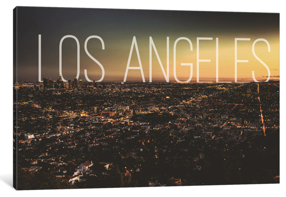 "L.A." Print by 5by5collective, 26"x18"x1.5"