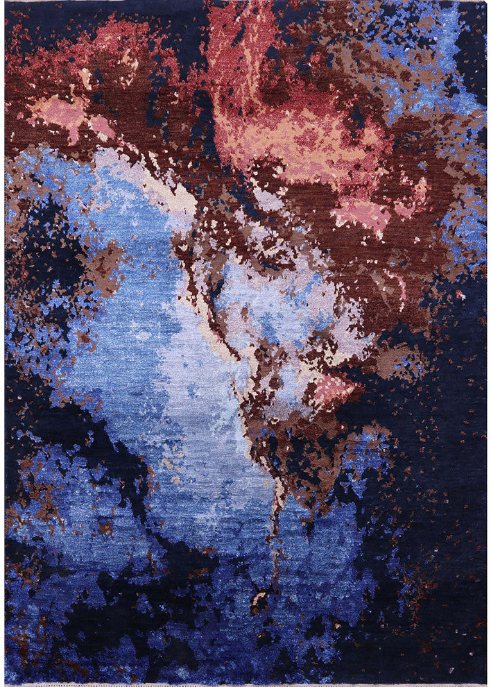 Ahgly Company Indoor Rectangle Mid-Century Modern Area Rugs, 5' x 8'
