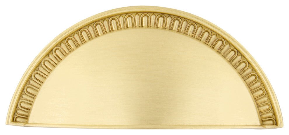 Nostalgic Warehouse Cup Pull Egg & Dart, Satin Brass