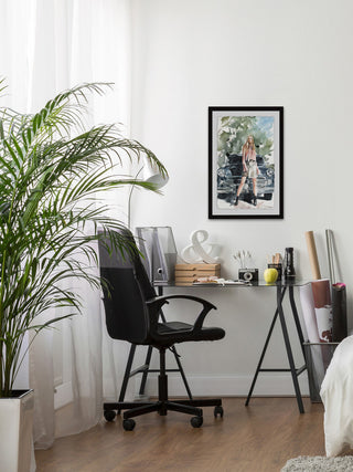 "Beautiful Escape" Framed Painting Print, 12"x18"
