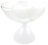 Rialto Centerpiece Bowl, Clear White