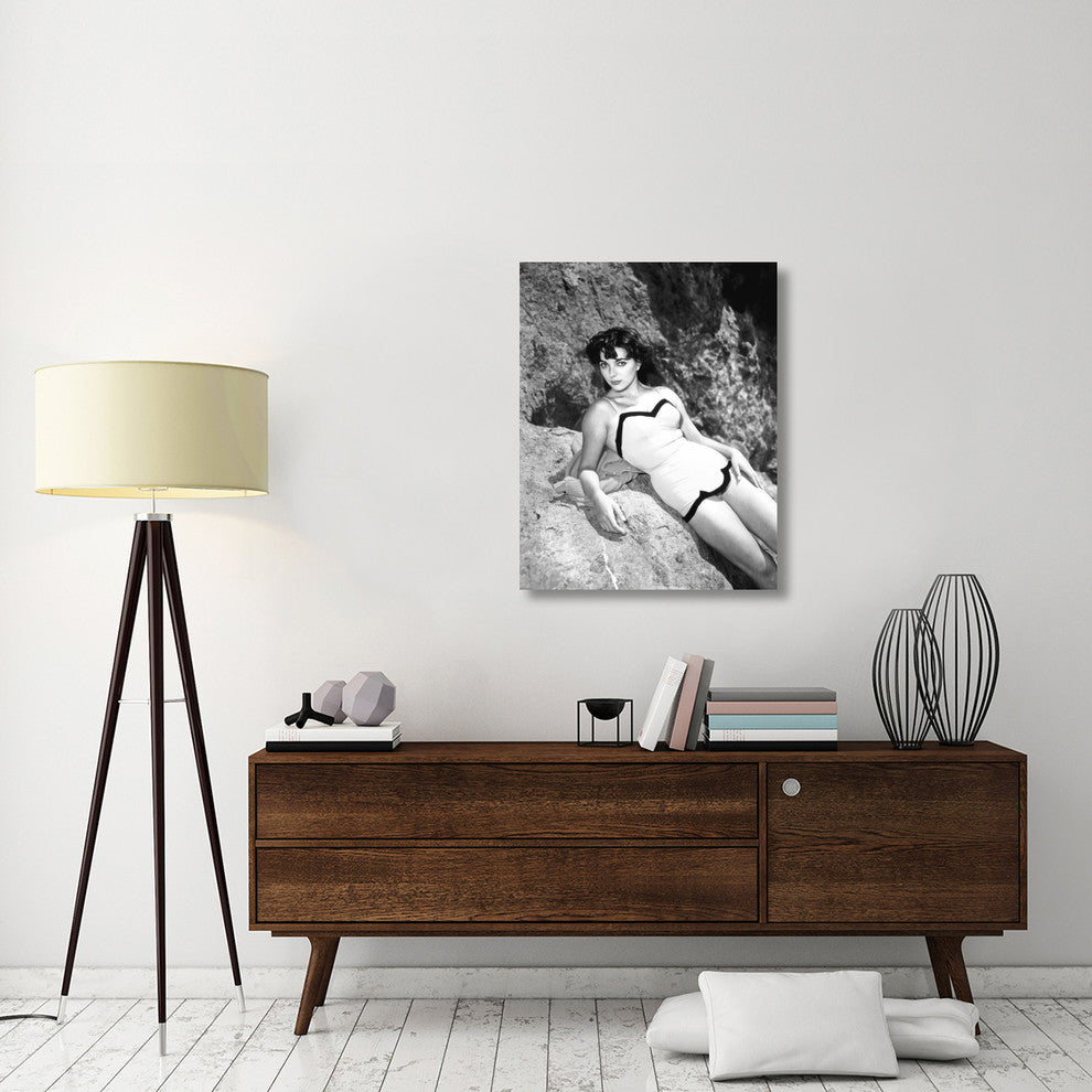 "Joan Collins" Stretched Canvas Giclee by Hollywood Photo Archive, 28x36"