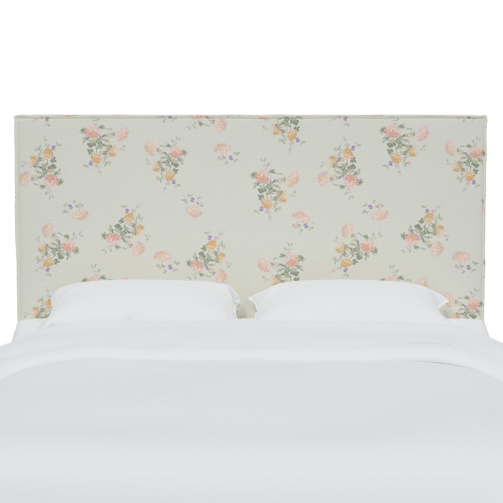 Rachel Ashwell Slipcover Headboard, Sc Dancing Dahlia Yellow, California King