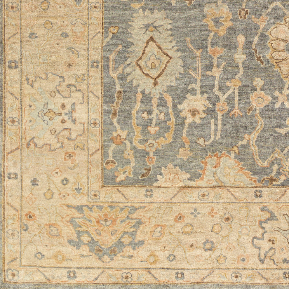Surya Normandy NOY-8007 Traditional Area Rug, 6' x 9' Rectangle