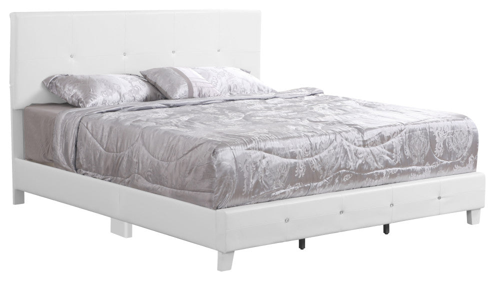 Bed, White, King