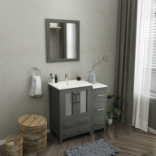 Vanity Art Vanity Set With Ceramic Top, 36"