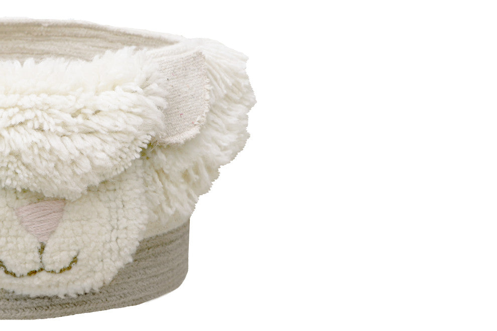 Pink Nose Sheep Woolable Basket