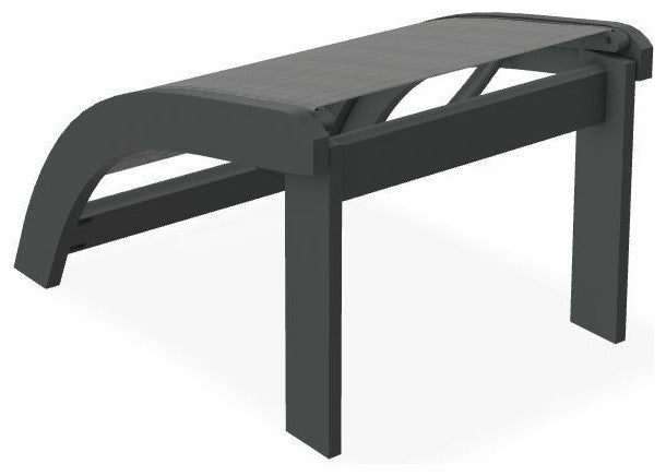 Adirondack Sling Outdoor Ottoman, Destiny Steel/Graphite