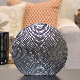 Silver Ceramic Vase
