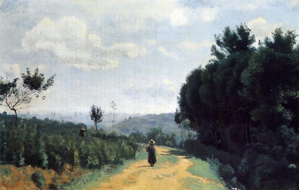 Jean-Baptiste-Camille Corot The Severes Hills, Le Chemin Troyon