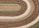 Colonial Mills Brooklyn BN69 Moss Indoor/Outdoor Area Rug, Round 4'x4'