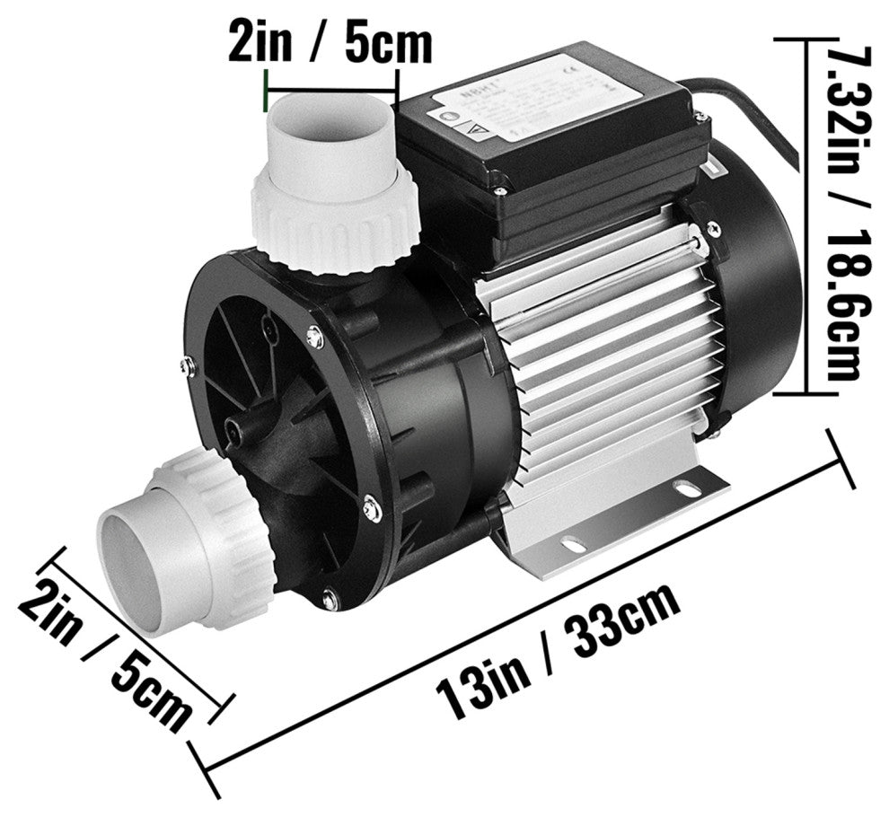 Swimming Pool Pump SPA Bath Hot Tub Water Circulation Pump, 750 W
