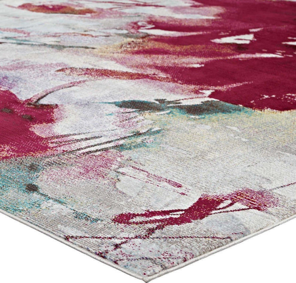 Blume Abstract Floral 4x6 Area Rug