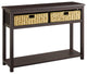 48" Mission Storage Entry Table - Espresso