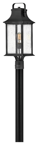 Hinkley Grant Large Post Top Or Pier Mount Lantern, Textured Black