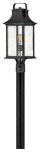 Hinkley Grant Large Post Top Or Pier Mount Lantern, Textured Black