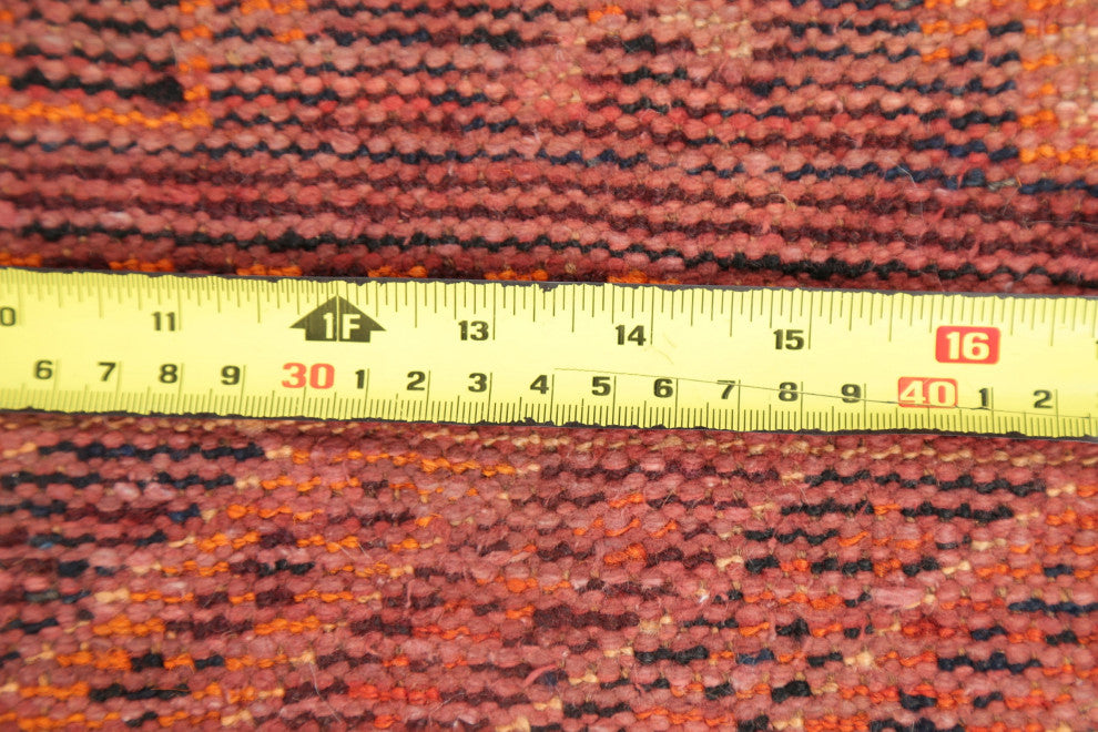 Consigned, Oriental Traditional Handmade Persian Vintage Area Rug, Orange, 4x7