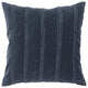 Navy Textural Striped Throw Pillow