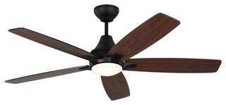 Generation Lighting Lowden 52" Ceiling Fan Midnight Black