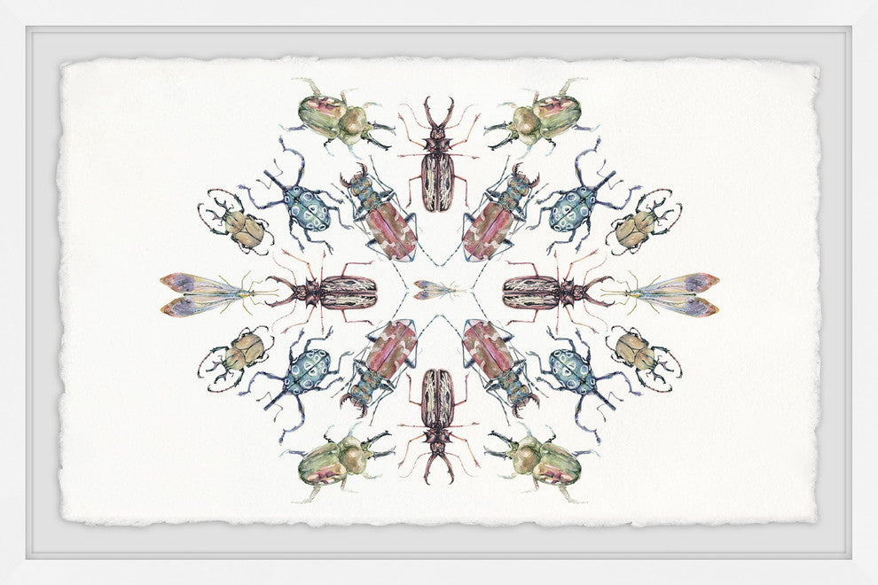 "Bug Dance" Framed Painting Print, 18"x12"
