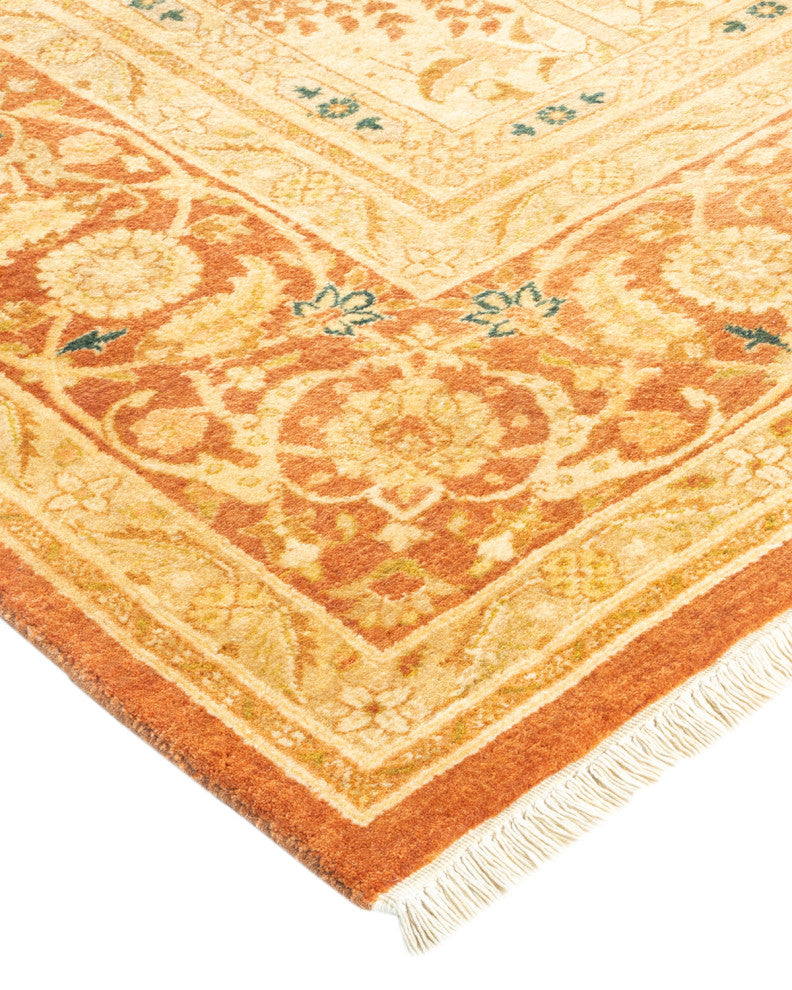 Natalie, One-of-a-Kind Hand-Knotted Area Rug Brown, 6'3"x8'10"
