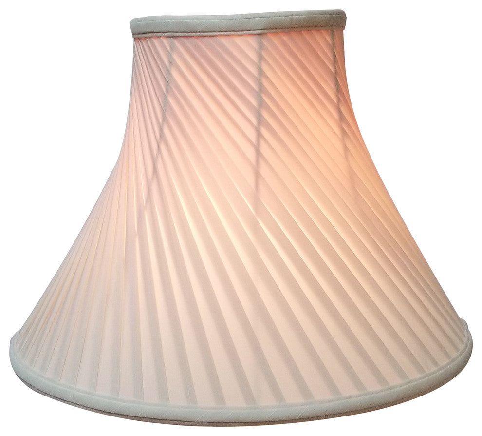 Royal Designs Twisted Pleat Basic Lampshade, Beige, Beige, 7x16x12