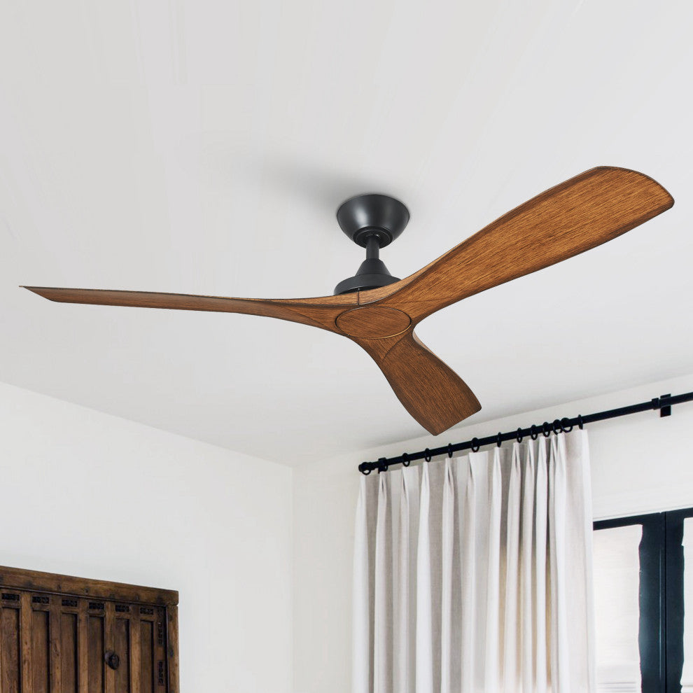 52 in. Modern Ceiling Fan with DC Reversible Motor and Remote