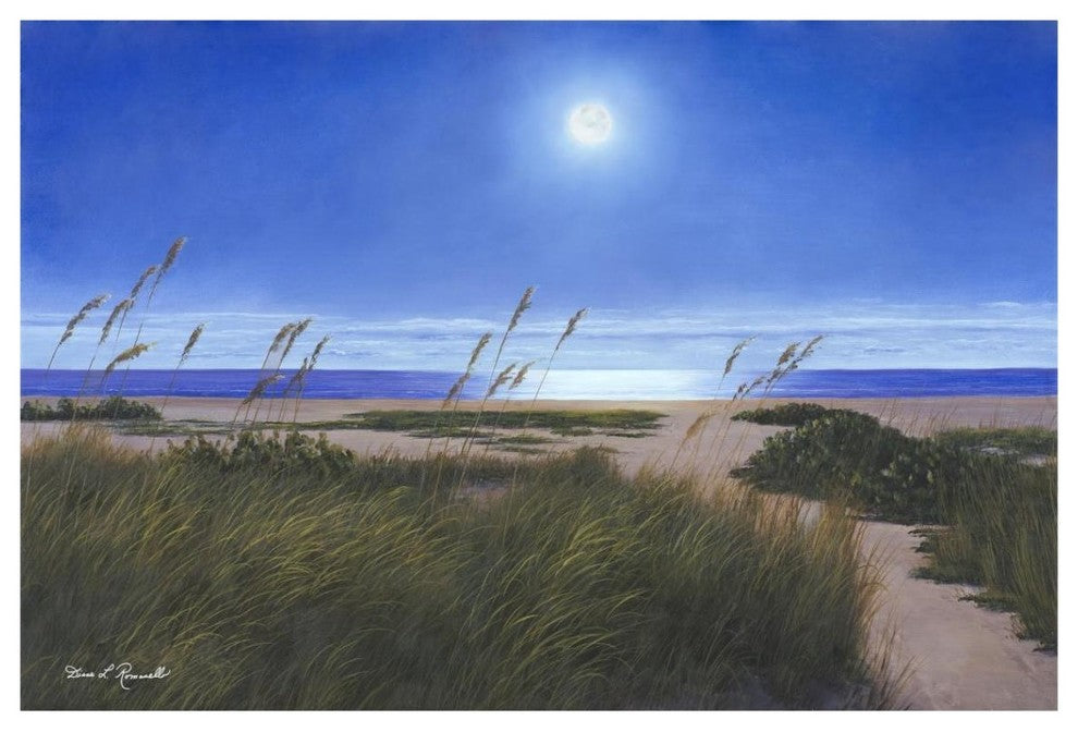 "Blue Moon" Digital Paper Print by Diane Romanello, 38"x26"